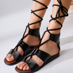 Genuine Leather Women's Maryann Ankle Strap Sandals