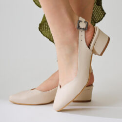 Henrietta Ten Pointed Toe Low Heel Sandals
