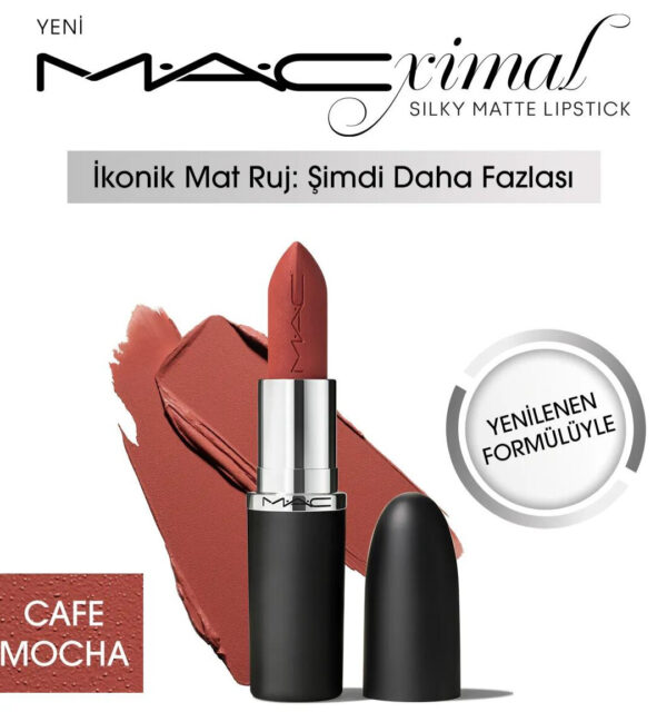 M A C XIMAL Silky Matte Lipstick - Cafe Mocha