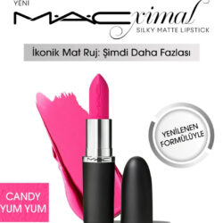 M A C XIMAL Silky Matte Lipstick - Candy Yum Yum