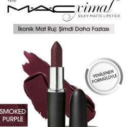 M A C XIMAL Silky Matte Lipstick - Smoked Purple