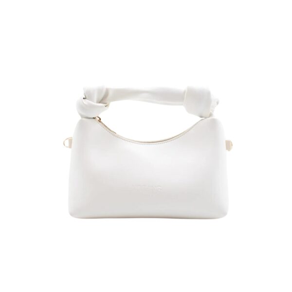 Women's Soft Leather Knot Handle (White)